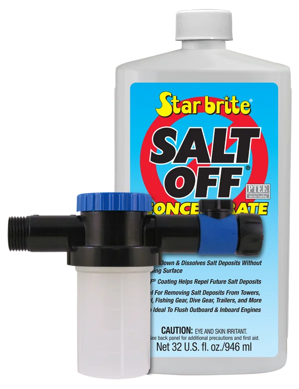 094000 – STAR BRITE Salt Remover, Protects Fishing Tackle/ Dive Gear/ Decks From Salt Deposits 32 Ounce Bottle Single...